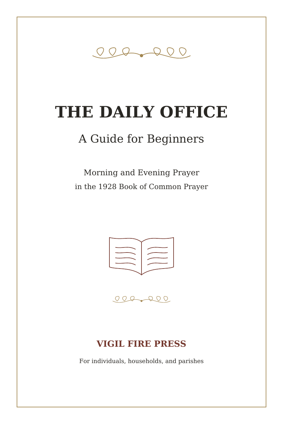 Cover of The Daily Office: A Guide for Beginners